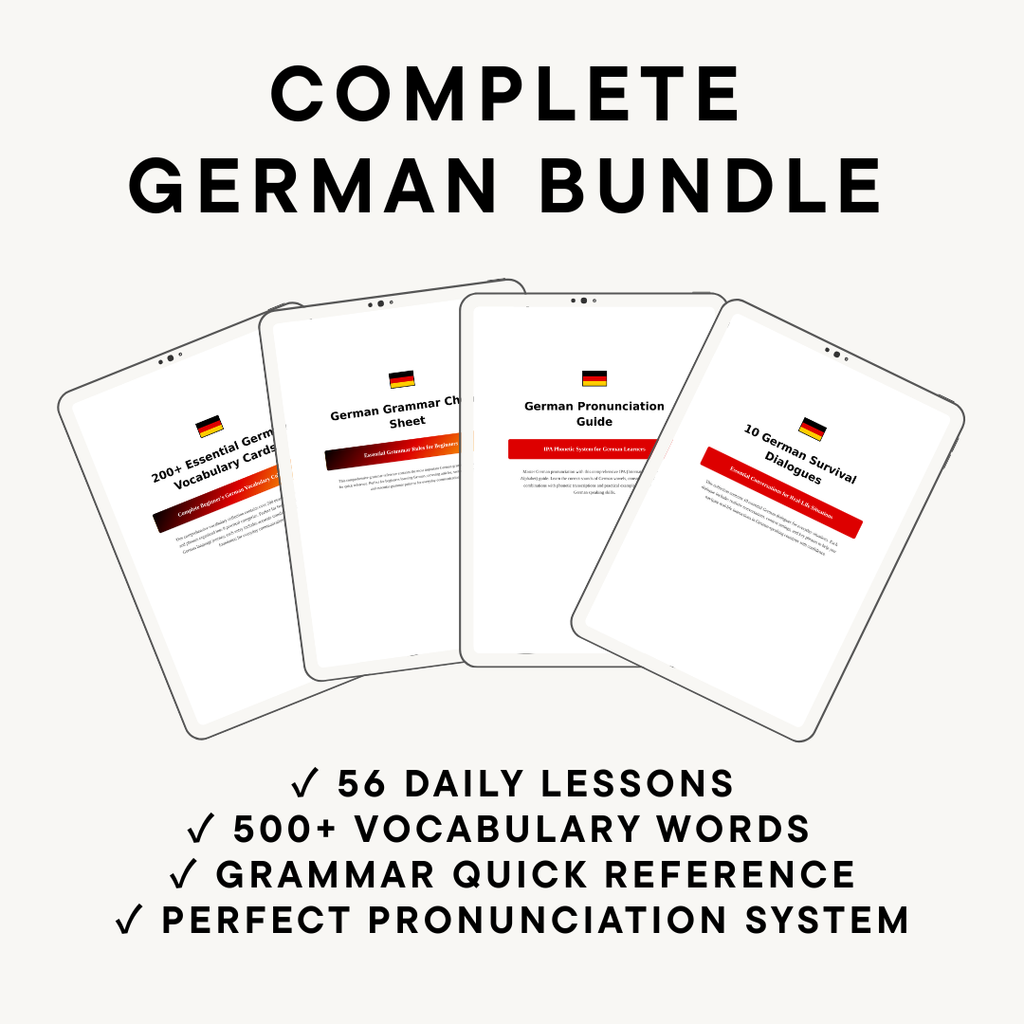 German Learning - Student Starter Pack