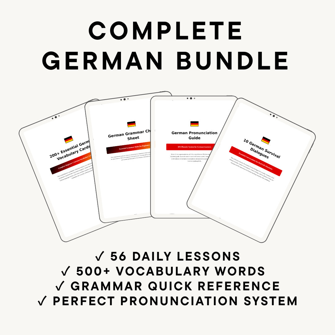 German Learning - Student Starter Pack