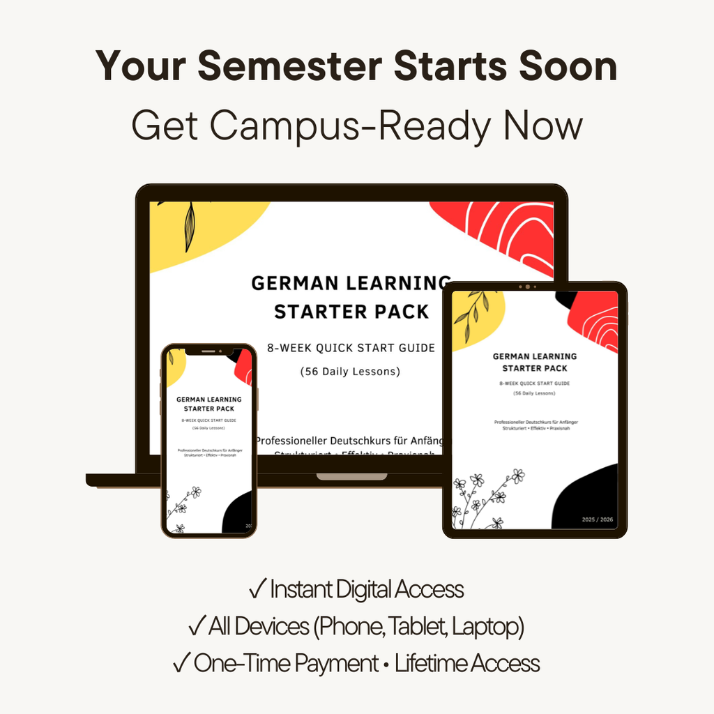 German Learning - Student Starter Pack